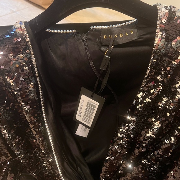 Twisted front Sequin mini dress brand new with tags - Picture 4 of 9